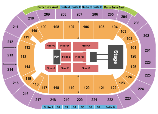 Michelob ULTRA Arena At Mandalay Bay Seating Chart: Le Sserafim