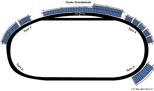 Michigan International Speedway Seating Chart