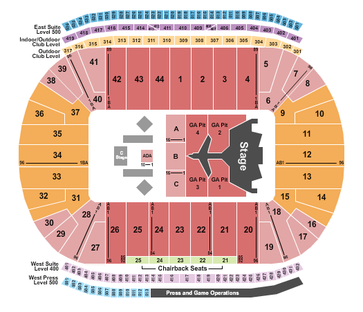 Michigan Stadium Seating Chart: Morgan Wallen
