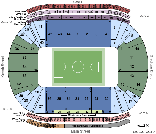 Michigan Stadium Soccer Seating Chart