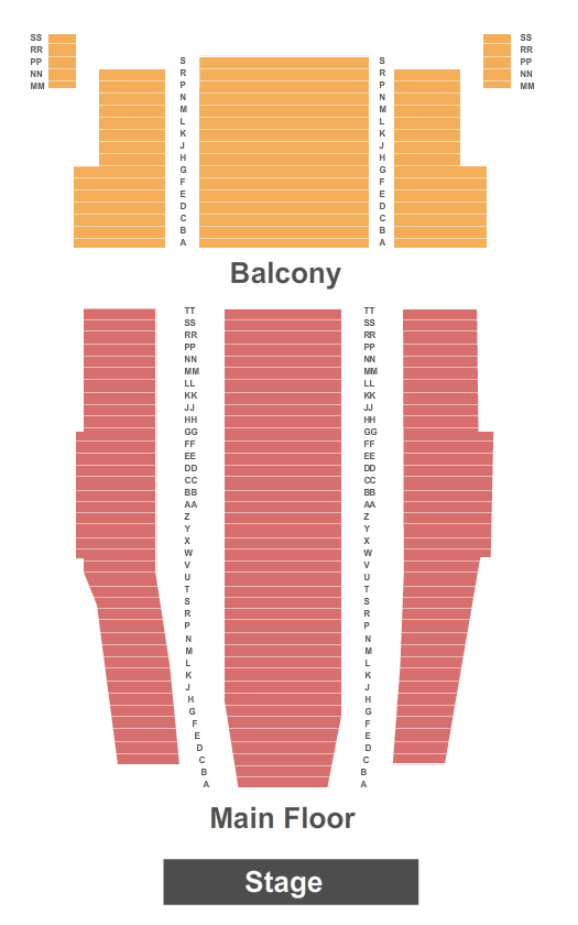 Michigan Theater Seating Chart Arbor