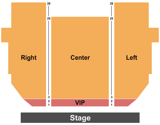 Mickey Gilley Grand Shanghai Theatre Seating Chart: Endstage