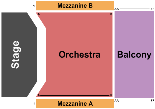 Mickey's Black Box Seating Chart: Endstage