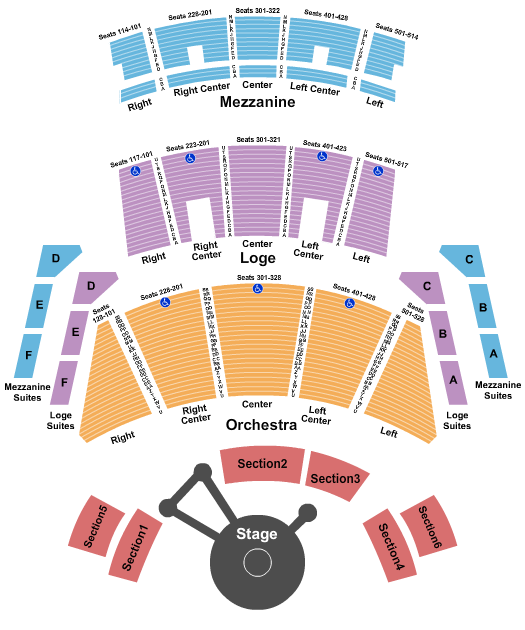 Microsoft Theater Seating Chart: Cirque du Solei