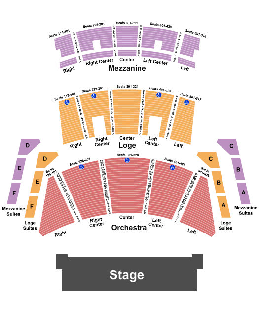 Microsoft Theater Seating Chart: Endstage 2