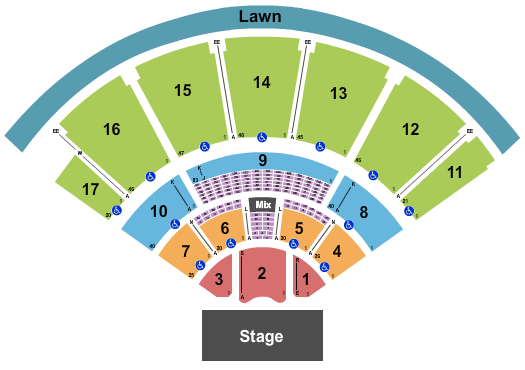 MidFlorida Credit Union Amphitheatre At The Florida State Fairgrounds Seating Chart: Endstage 3 - No Rsrv Lawn