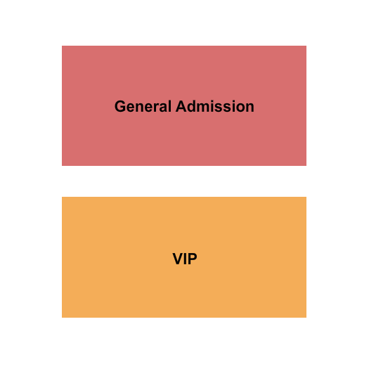 Middle East - Upstairs Seating Chart: GA/VIP