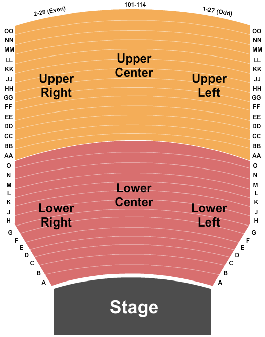 Midway Independent School District Performing Arts Center Seating Chart
