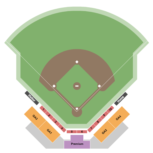 Mike Lansing Field Seating Chart: Baseball