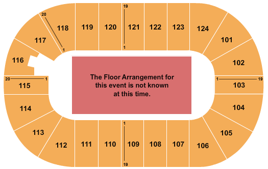 Mary Brown's Centre Seating Chart