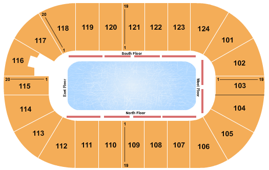 Mary Brown's Centre Seating Chart: Thank You Canada