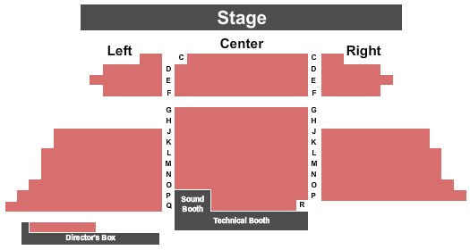 Trinkle Main Stage - Mill Mountain Theatre Seating Chart: Endstage