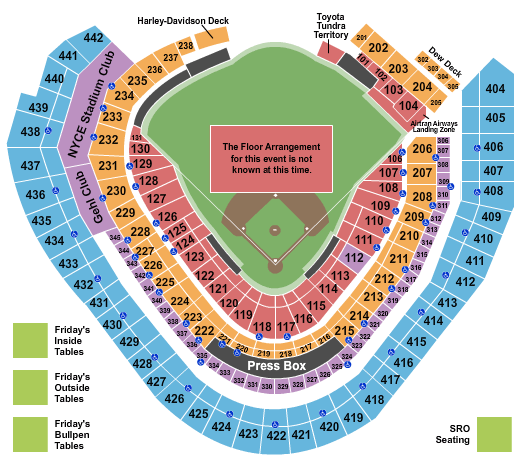 American Family Field Seating Chart: Generic Floor
