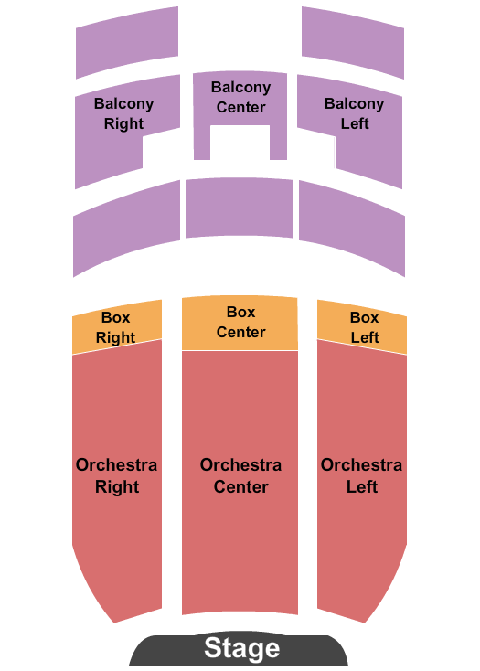 Miller Theater Seating Chart