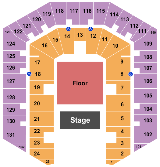 Millett Hall Seating Chart: Endstage 2