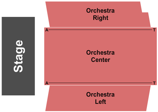 Millsaps College Gertrude C Ford Academic Complex Recital Hall Seating Chart: Endstage