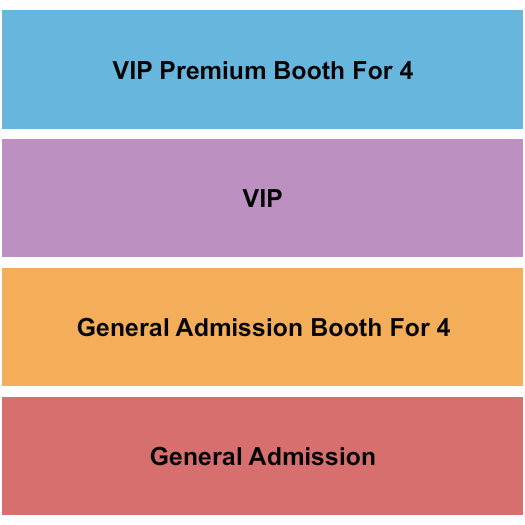 Milwaukee Improv Seating Chart: GA/VIP/Booths