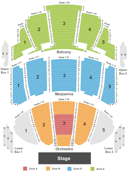 Pitman Theater Seating Chart