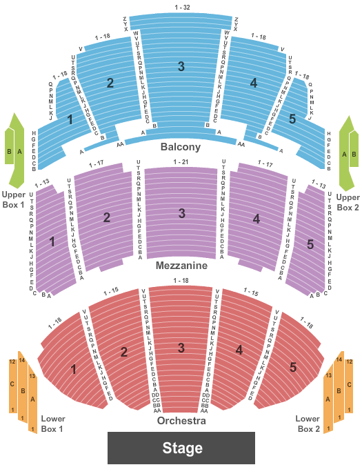 Miller High Life Theatre Seating Chart