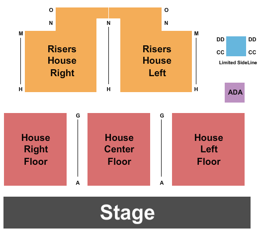 Miners Foundry Cultural Center Seating Chart: Endstage