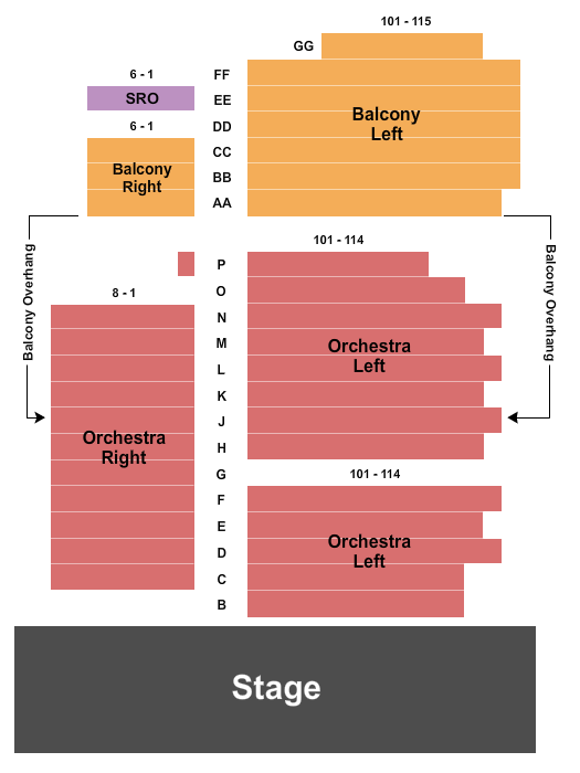 Drury Lane Seating Chart