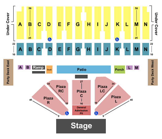 Minnesota State Fair Grandstand Seating Chart: Endstage GA Pit 3