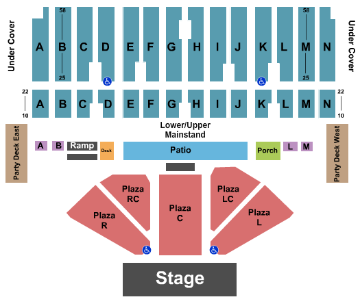 Minnesota State Fair Grandstand Seating Chart: End Stage