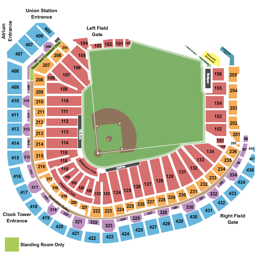 Minute Maid Park Map