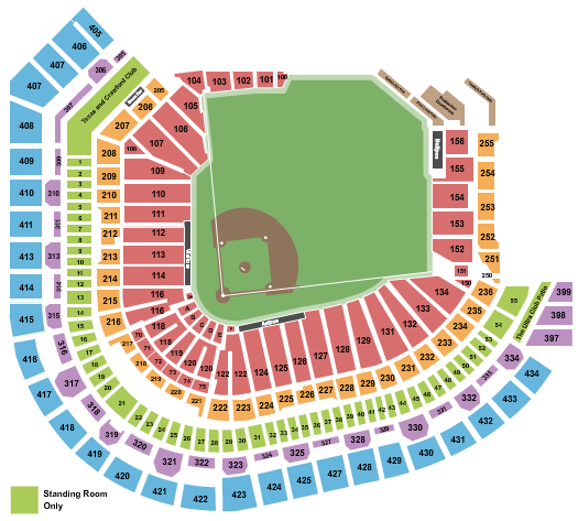 Minute Maid Park Seating Chart: Baseball