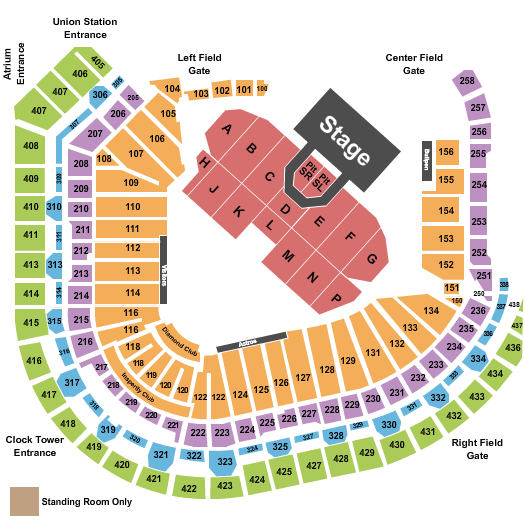 Minute Maid Park Seating Chart: Def Leppard