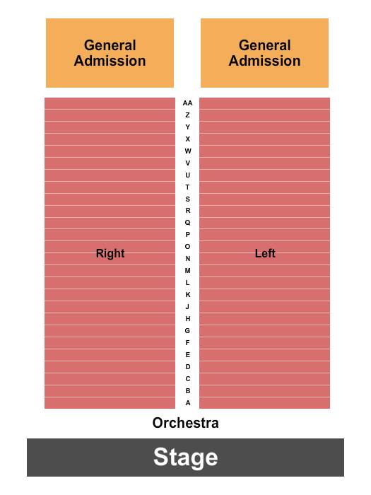 Mission Santa Clara Seating Chart: Endstage