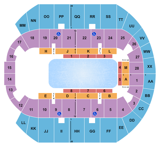 Mississippi Coast Coliseum Seating Chart: Disney On Ice