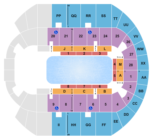 Mississippi Coast Coliseum Seating Chart: Disney On Ice