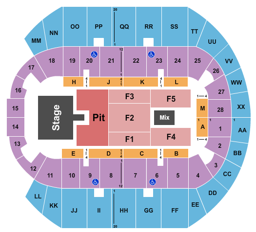 Mississippi Coast Coliseum Seating Chart: Jon Pardi