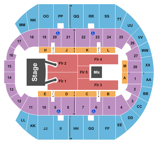 Mississippi Coast Coliseum Seating Chart: Little Big Town