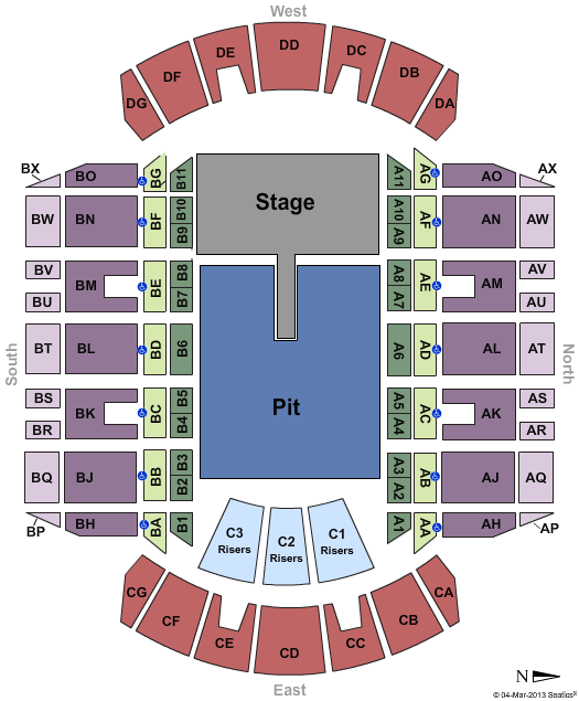 Mississippi Coliseum Seating Chart