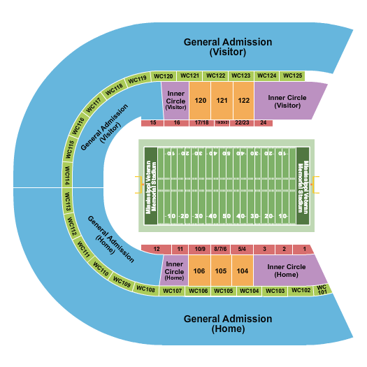 Mississippi Veterans Memorial Stadium Seating Chart: Battle Of The Bands