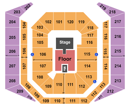 Rupp Arena Seating Chart Luke Combs
