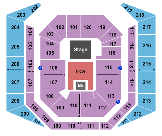 Mizzou Arena Seating Chart: Endstage 2