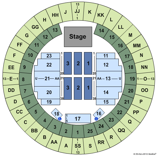 Mobile Civic Center Arena Seating Chart