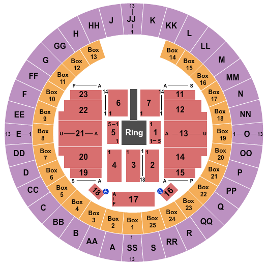 Civic Coliseum Seating Chart
