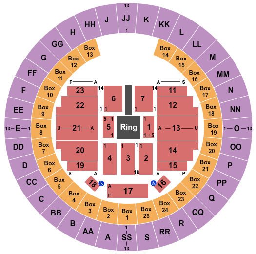 Ppg Paints Arena Seating Chart Wwe