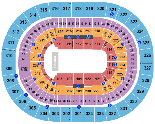 Moda Center at the Rose Quarter Seating Chart: Rodeo 2