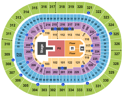 Moda Center at the Rose Quarter Seating Chart: Alex Warren