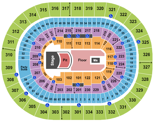 Moda Center at the Rose Quarter Seating Chart: Ivan Cornejo