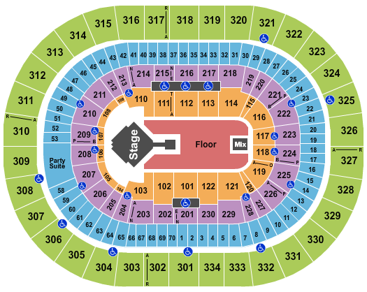 Moda Center at the Rose Quarter Seating Chart: Keshi