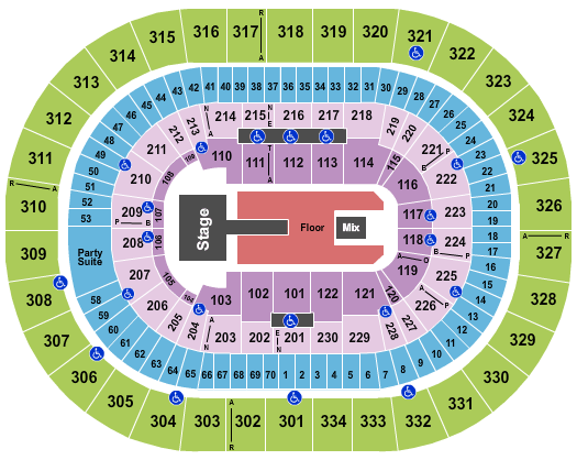 Moda Center at the Rose Quarter Seating Chart: Maroon 5