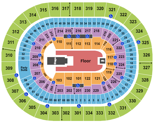 Moda Center at the Rose Quarter Seating Chart: Playboi Carti