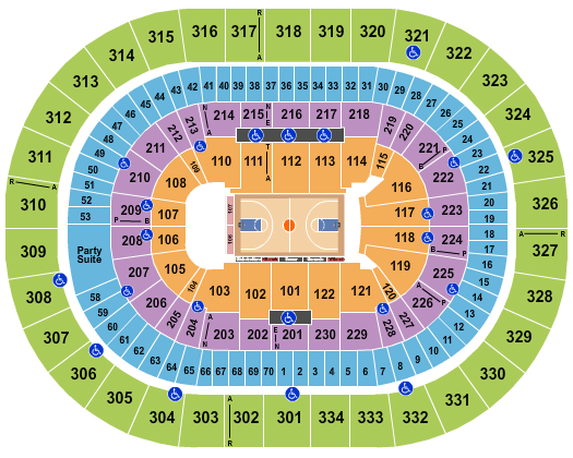 Moda Center at the Rose Quarter Seating Chart: Basketball - Globetrotters