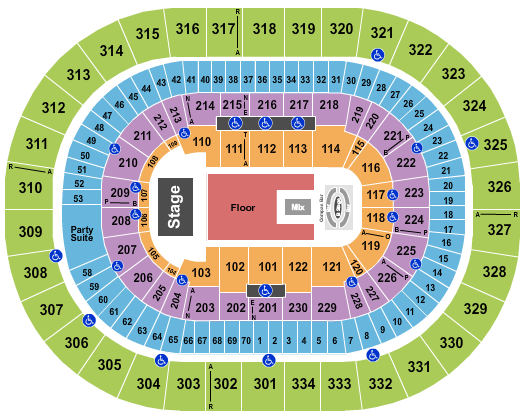 Moda Center at the Rose Quarter Seating Chart: Carin Leon